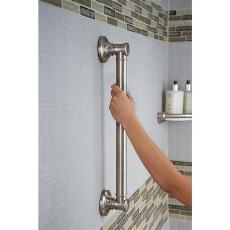 Shower grab bars at lowes - Ponte Giulio USA12-in Glossy Black Wall Mount ADA Compliant Grab Bar (450-lb Weight Capacity) Find My Store. for pricing and availability. Find Black Gloss grab bars at Lowe's today. Shop grab bars and a variety of bathroom products online at Lowes.com.